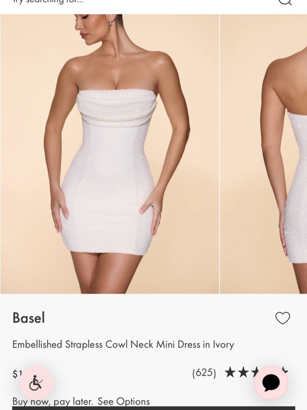 Basel Cowl Neck Oh Polly dress - Picture 4 of 4